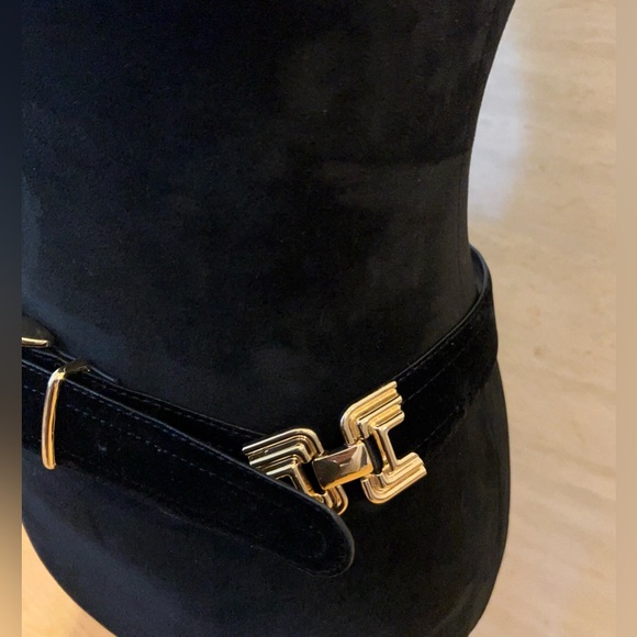 ZARA 100% Leather Belt with Square Buckle - Picture 3 of 15